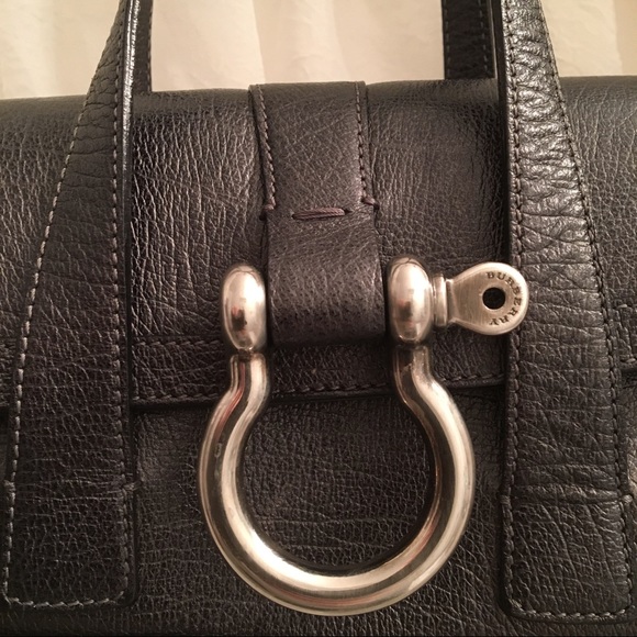 Burberry Handbags - BURBERRY Metallic Pewter Purse 💥MINT💥